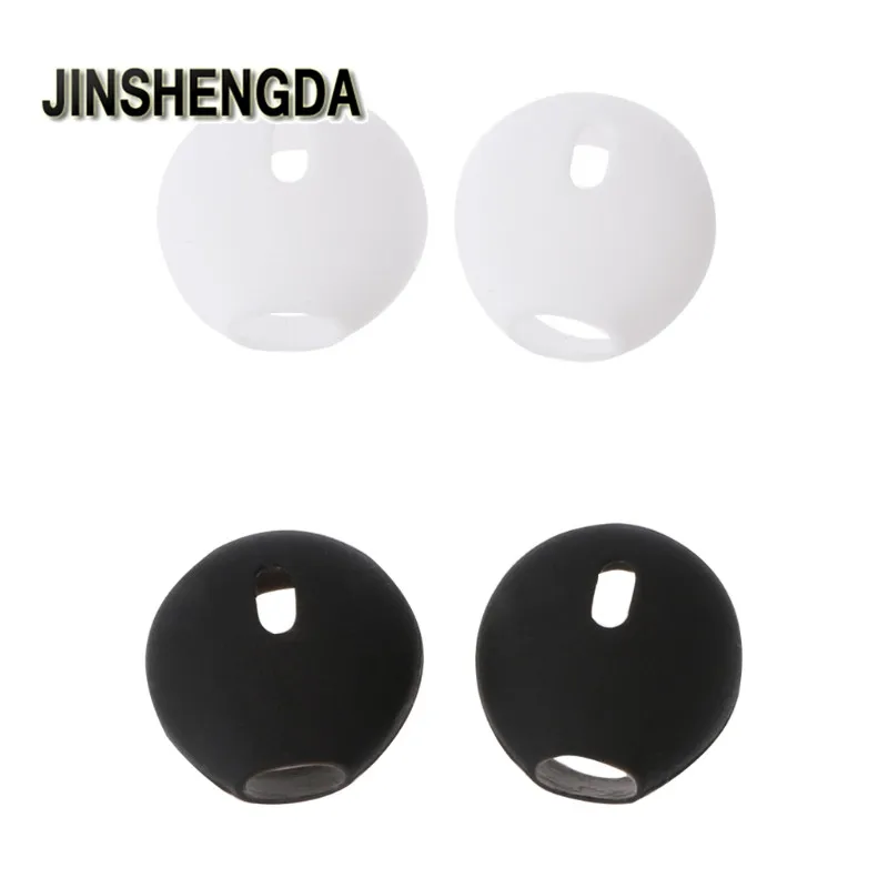 

JINSHENGDA Earbuds 2Pairs Silicone in-ear Headset Earbuds Cover Anti-Lost Ear Cap for Apple for Airpods