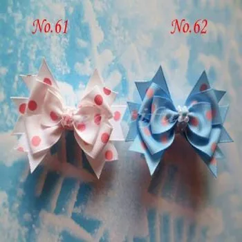 

100 pcs BLESSING Good Girl Boutique 3.5"Snowflake Hair accessories Bow Clip