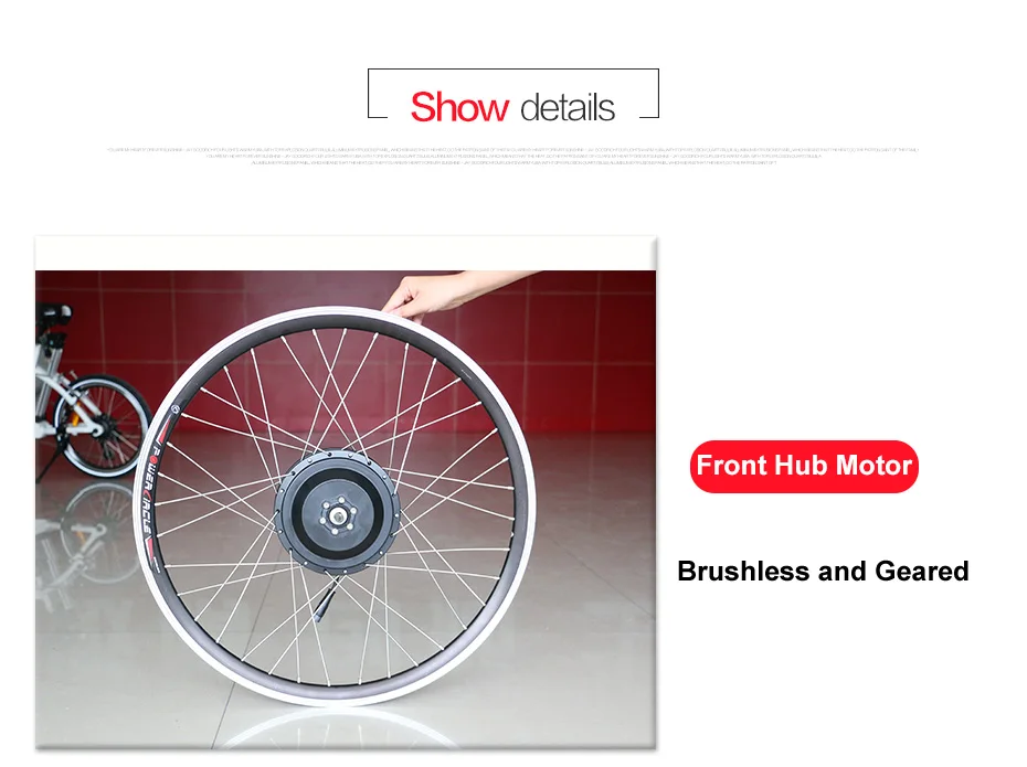 Flash Deal Best Price Electric Bike Motor Wheel 250W 350W 500W Electric Bicycle Conversion Kit Motor 20" 24" 26" 700c Wheels Free Shipping 3