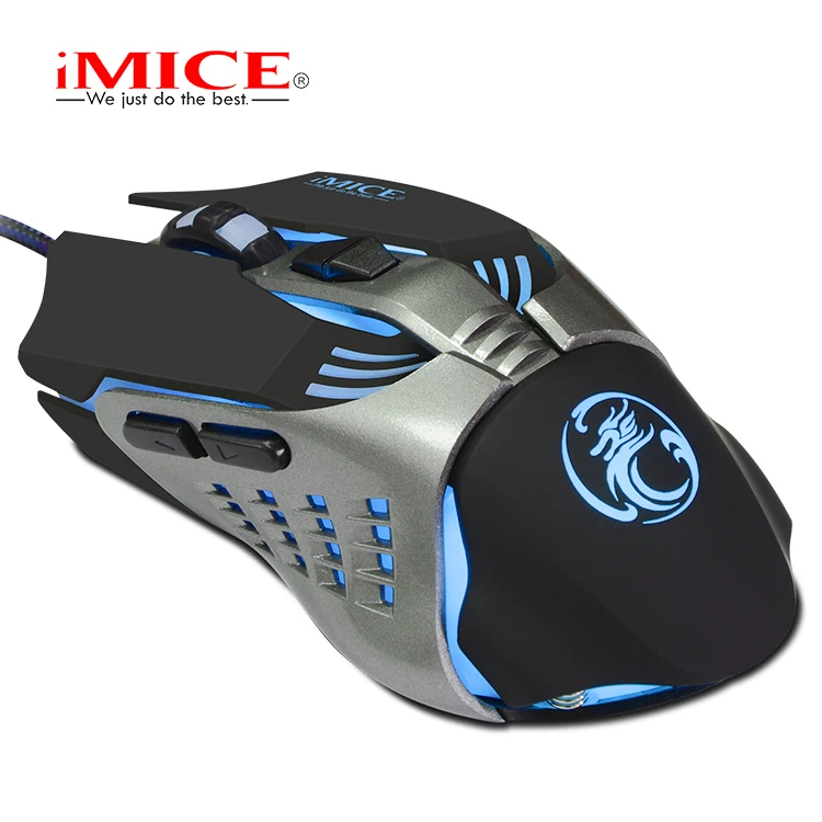 

IMice USB Wired Gaming Mouse Custom Computer Mouse 3200 CPI Ergonomic Optical Mice 7 Buttons Mouse Gamer For LOL DOTA2 CS