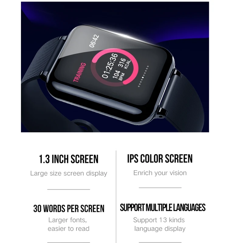 Оригинальные B57 Смарт часы спортивные трекер сердечного ритма сообщения напоминать часы удаленно фотографировать Bluetooth браслет для Android IOS