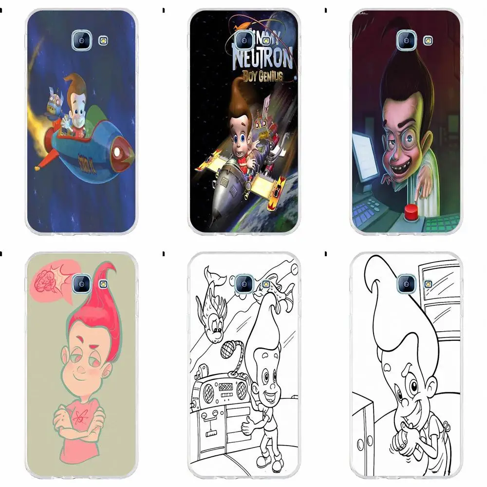 Perciron мягкий хит продаж для Samsung Galaxy A3 A5 A7 J1 J2 J3 J5 J7 2015 2016 2017 Jimmy Neutron мальчик