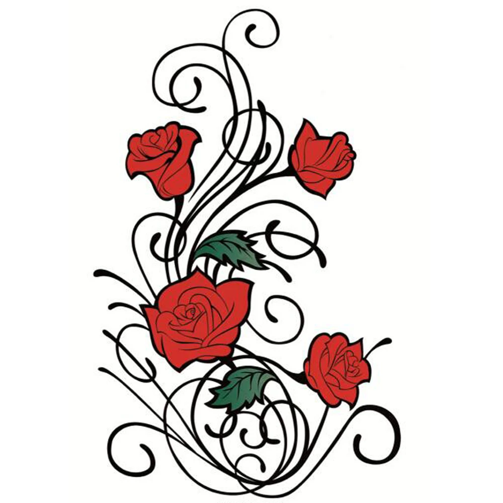 high quality black rose tattoo designs promotion shop for high quality black rose tattoo designs promotion shop for