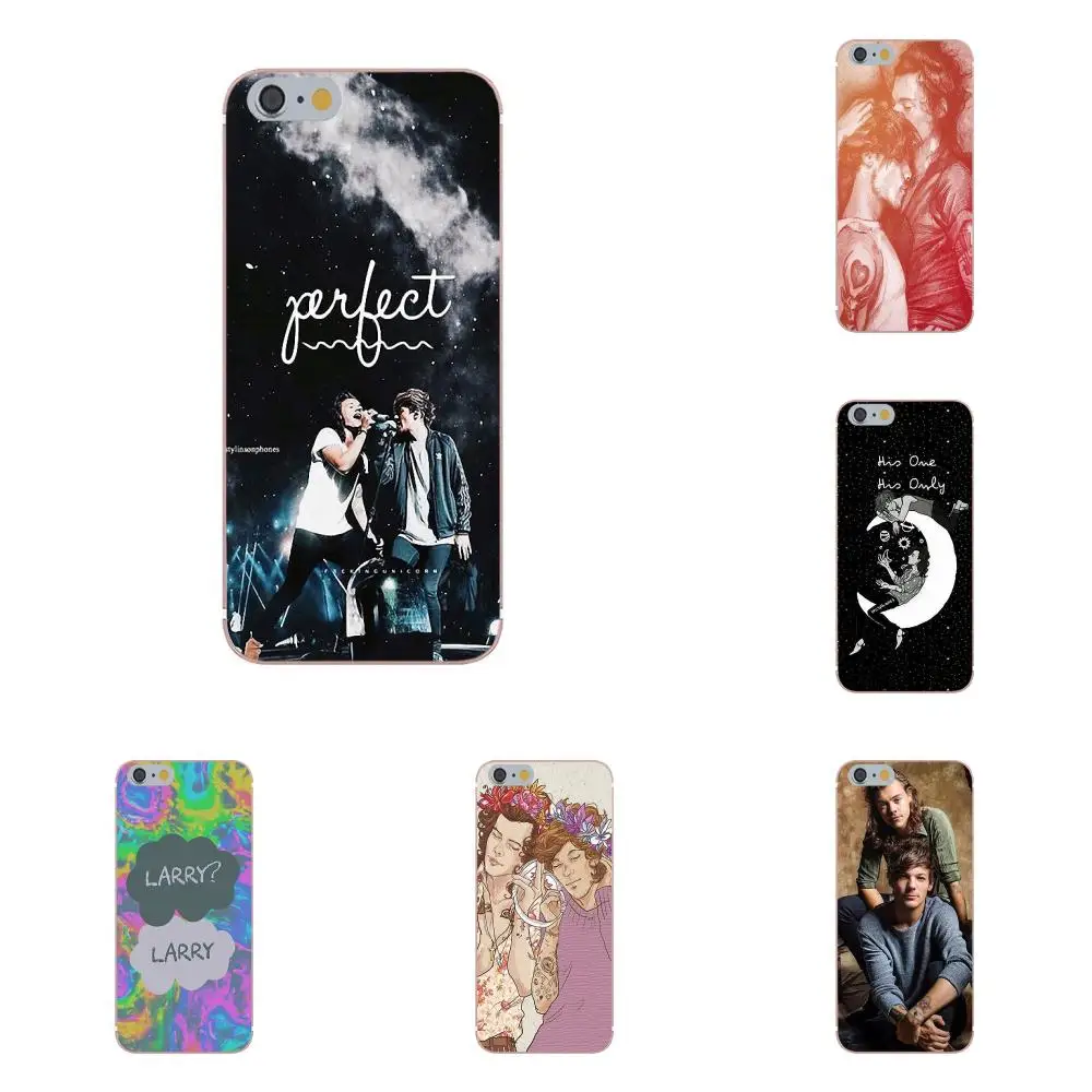 

Kmuysl Larry Stylinson For Apple iPhone 4 4S 5 5C 5S SE 6 6S 7 8 Plus X Soft Silicone TPU Transparent Fashion Cell Phone Case