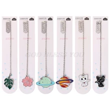 Кошка Сакура цепь маркер Закладка страница клип школьные принадлежности канцелярские товары студенческие подарки офисные книги маркер канцелярские принадлежности