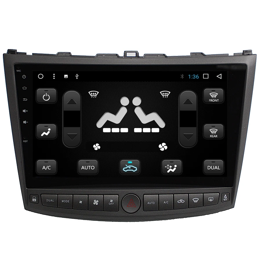 Sale Free maps of Russia! 9inch big screen Android 7.1 Car Multimedia GPS Navigaton Video Radio Player in dash for Lexus IS200 IS220 3