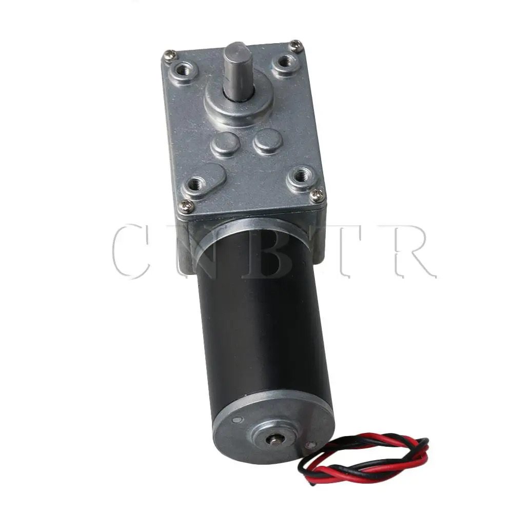 

15mm Shaft Length DC12V Worm Geared Double Shaft Motor 470RPM for Robot