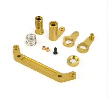 

JLB Racing CHEETAH 1/10 Brushless RC Car spare parts Metal upgrades Servo protection steering gear steering arm assembly EA1009