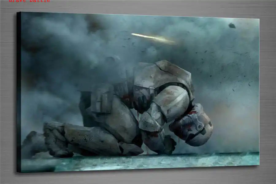 stormtrooper canvas art