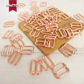 

100pcs/lot DIY dog collar For 20mm Webbing wholesale rose golden DIY Straps Bags Accessories high quality plated metal BZK-005