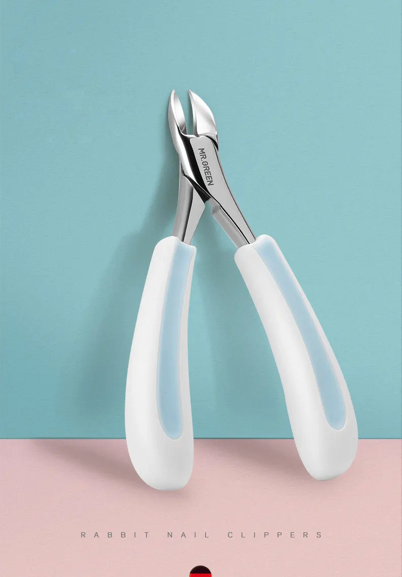 Máquina de Cortar Verde Unhas Manicure Ferramentas Profissional Aço Inoxidável Grosso Alicate Tesoura Toe Encravadas Cutícula Nipper Trimmer Mr. 1 Cheap Cortadores e aparadores