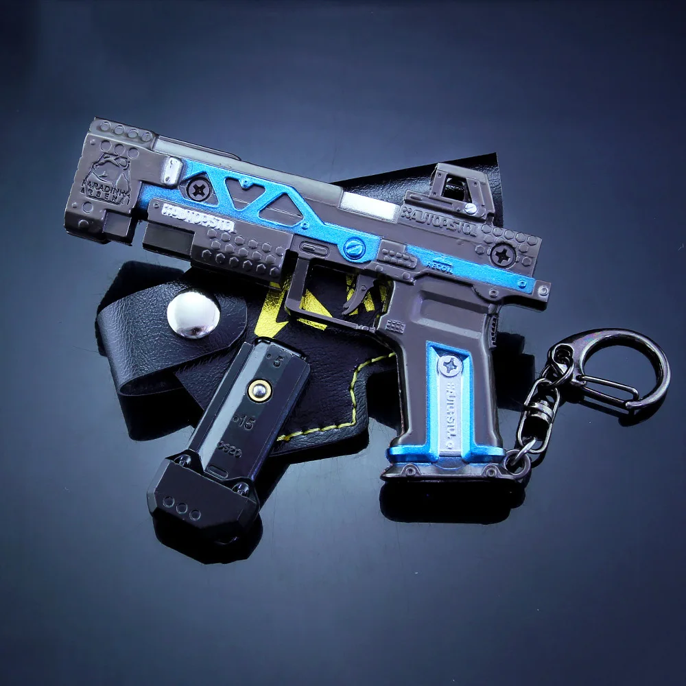 

Key Ring APEX Legends Game Key Chain RE45 Pistol Keyring Model Keychain Battle Royale Children Gifts