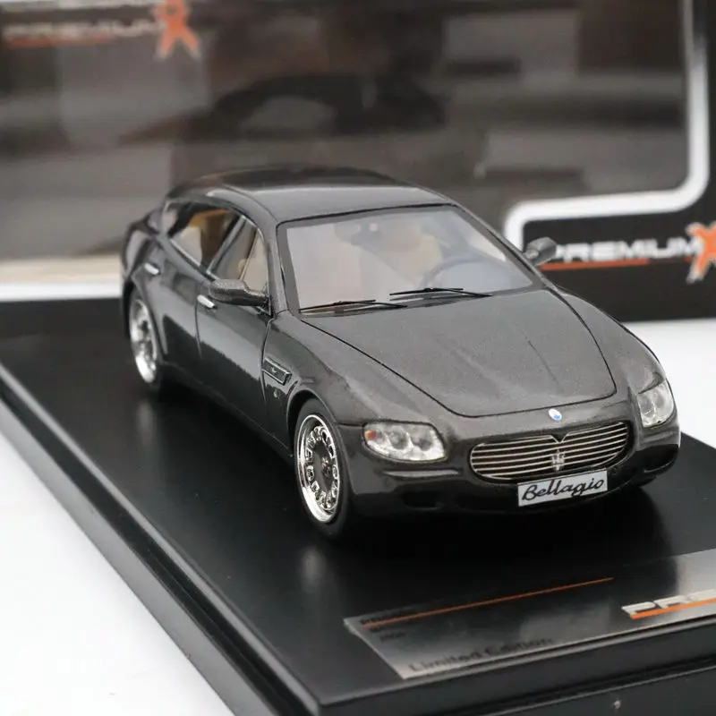 Премиум X 1/43 для Mas ~ рати Quattroporte bellладжо Fastback 2008 темно серый PR0468R полимерная модель