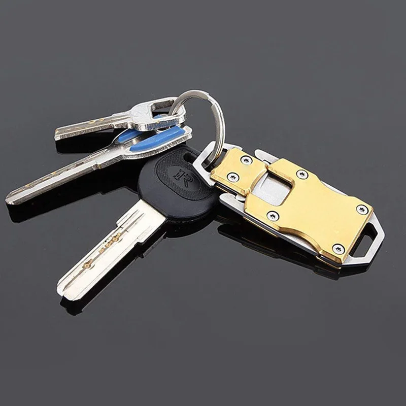 Folding Pocket Knife Stainless Steel Mini Knife for Survival Compact Keychain Folding Knife with Sheath for EDC Hunting Camping Folding Pocket Knife Stainless Steel Mini Knife for Survival Compact Keychain Folding Knife with Sheath for EDC Hunting Camping