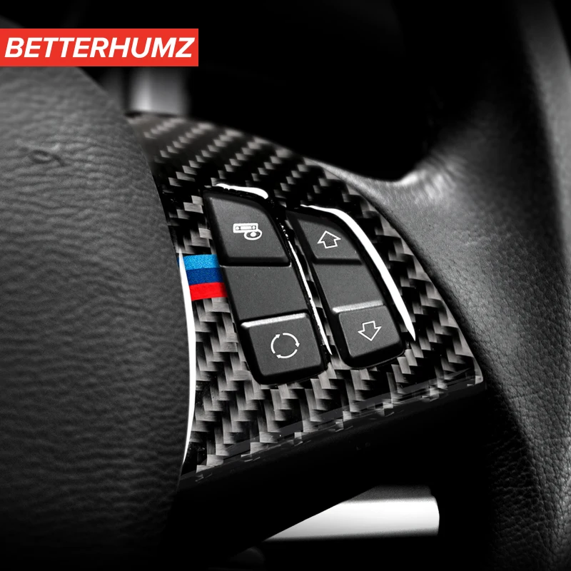 Рулевое колесо BetterHumz из углеродного волокна 3D Автомобильная наклейка чехол