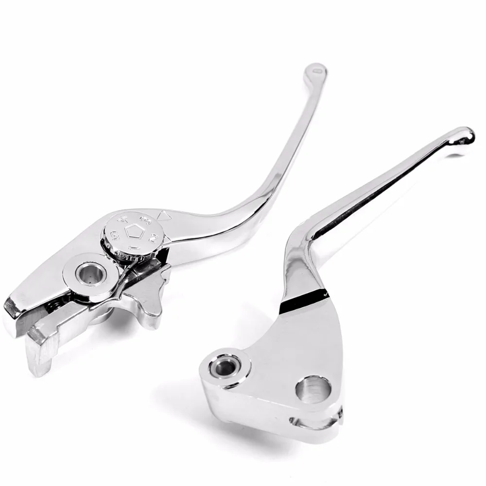 1Pair Chrome Brake Clutch Lever Set For 2008 2015 Victory Hammer 8 Ball