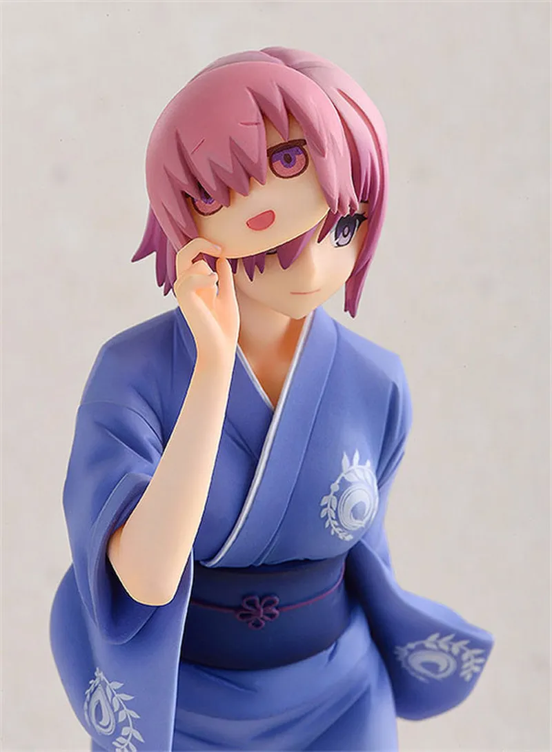 Аниме Fate Grand Order FGO Shielder Mash Kyrielight 21 см кимоно версия ПВХ фигурка игрушка