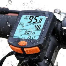 Wired Waterproof Stopwatch Bike Computer Bicycle Speedometer Cycling Odometer Multi Function 4 Line Display With Backlight sunding waterproof lcd display cycling bike bicycle computer odometer speedometer with backlight monitor bicycle computer