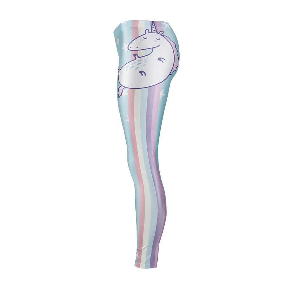 Digital Print Star Rainbow Unicorn Leggings Woman Pants 22 Digital Print Star Rainbow Unicorn Leggings Woman Pants -Unicorn Fashion
