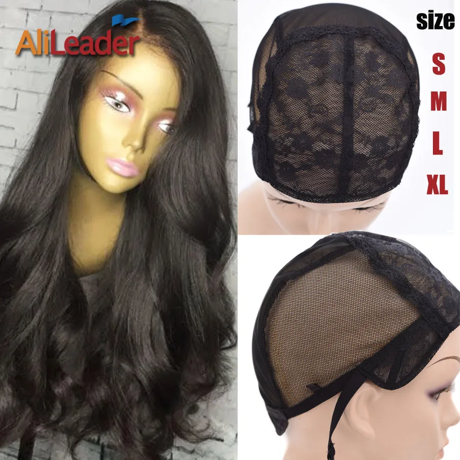 

Wig Caps With Double Lace Front Making Wigs Stocking Wig Cap S/M/L/XL 4 Size Cosmetic Cap Lace Wig Caps With Adjustable Straps