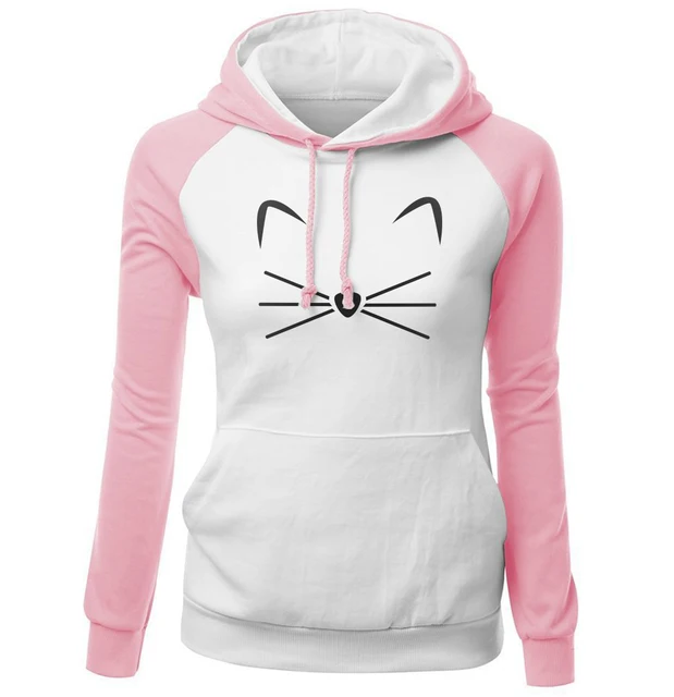 Kawaii mujer sudaderas con capucha 2018 Otoño e Invierno