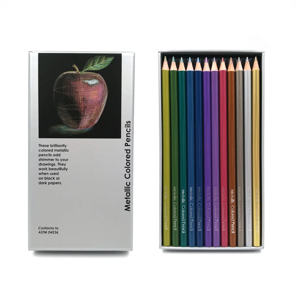 Metallice Colored Pencil set-004