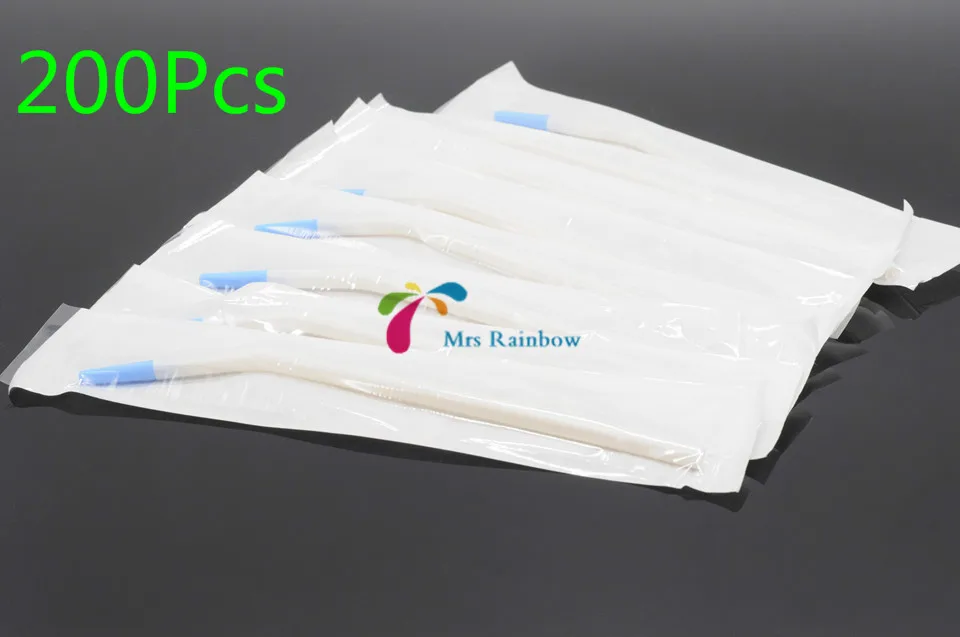 200xDental Disposable Surgical Suction Tips Suction Tube Long Slim Type