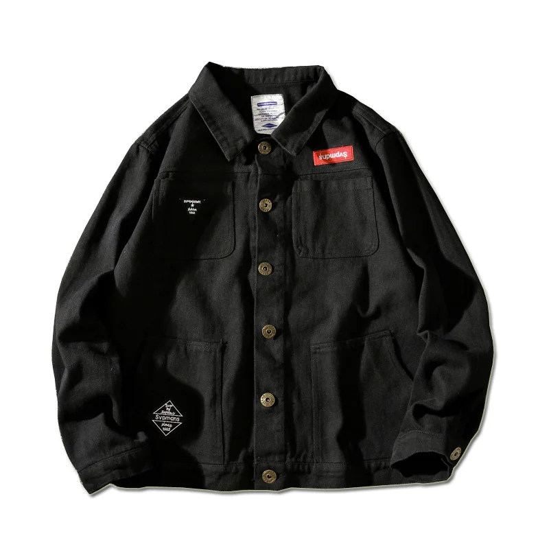 

Autumn men camouflage denim jacket fashion denim jacket 5XL