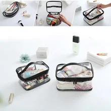 3 размера, косметички, ПВХ, прозрачный, для женщин, для путешествий, водонепроницаемый, прозрачный, для мытья, органайзер, сумка, красота, макияж, чехол, аксессуары, принадлежности