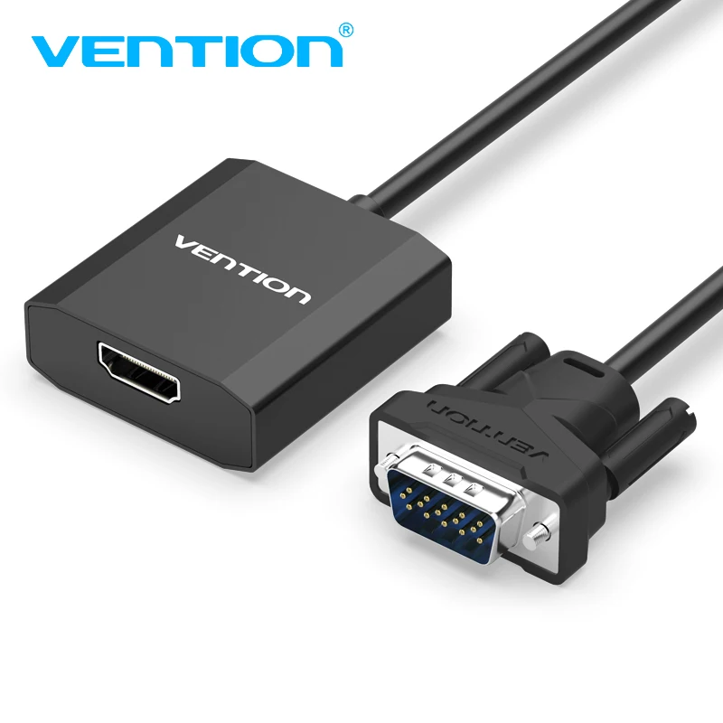 Vention преобразователь из VGA в HDMI VGA HDMI Кабель-адаптер VGA в HDMI аудио разъем 1080P для ПК ноутбук к HDTV проектор