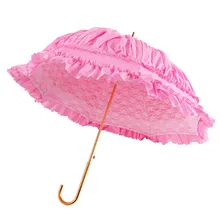 Двухслойный кружевной зонтик, высококачественный зонтик принцессы подружки невесты, праздничный Зонтик для свадьбы, свадьбы, рукоделия