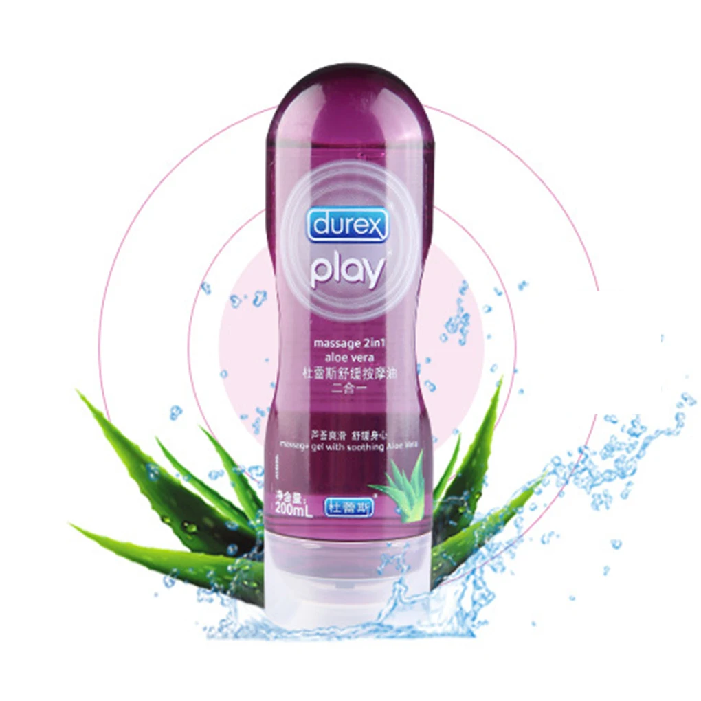 Durex Play массаж 2в1 алоэ вера смазка сглаживающая луба Массажный гель Анальная