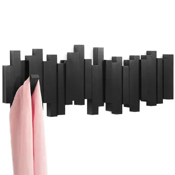 

Wooden pile shape fashion creative coat hook hooks Garden door rear wall hangers Living room universal hook