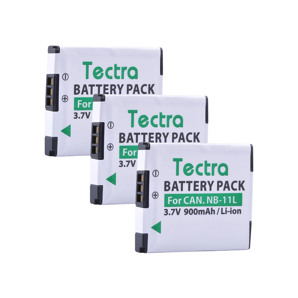 Tectra 3 Pz/Pacco Nb-11L Nb 11L Batterie Per Foto/Videocamera Per Canon Powershot A2300 È A2600 A4000 È Elph 110 Hs Elph 150 Hs Ixus 155