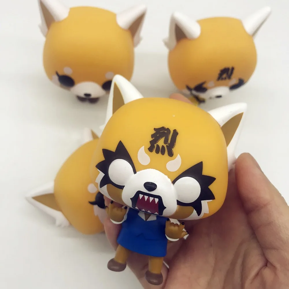 AOSST Aggretsuko Rage/бензопилы/дата ночь реативная мультяшная фигурка виниловая экшн