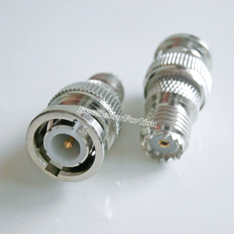1 шт. Новый BNC штекер для miniUHF jack Женский центральный разъем РЧ коаксиального