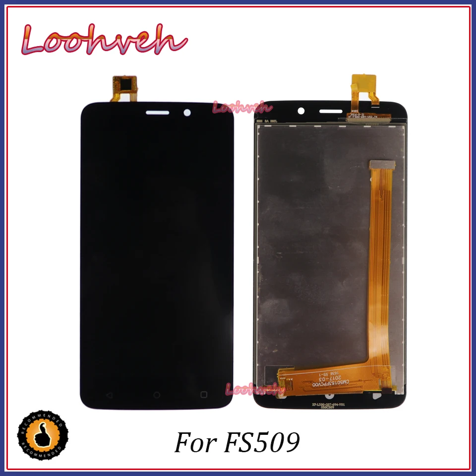 

High Quality 5.0''For Fly Nimbus 9 FS509 FS 509 Assembly LCD Display Touch Screen Digitize