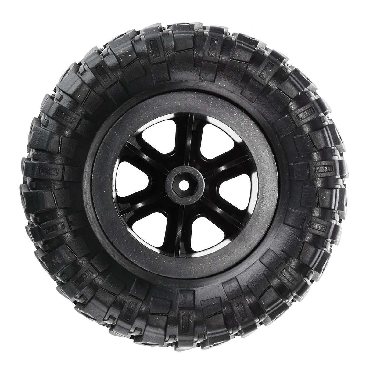 New Arrival 4 Pcs Upgrade Rubber Track Wheels Spare Parts Remote Control Truck Wheels For WPL B-1 B-14 C-14 1/16 RC Car Truck