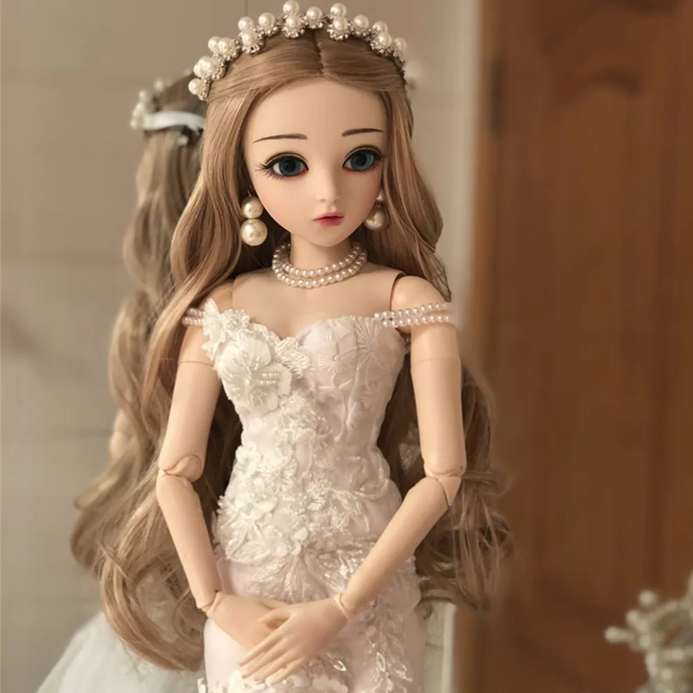 60 см, BJD, 1/3, куклы для девочек, игрушки для косплея, куклы с свадебным платьем, наряд, обувь, парики, волосы, Кукла Реборн, BJD, свадебный подарок для девочек