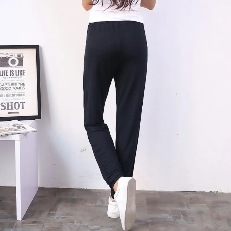 2018 Spring and summer Women Casual Sweatpants black Pant Ladies Loose Trousers Joggers Sweat Pants Pants