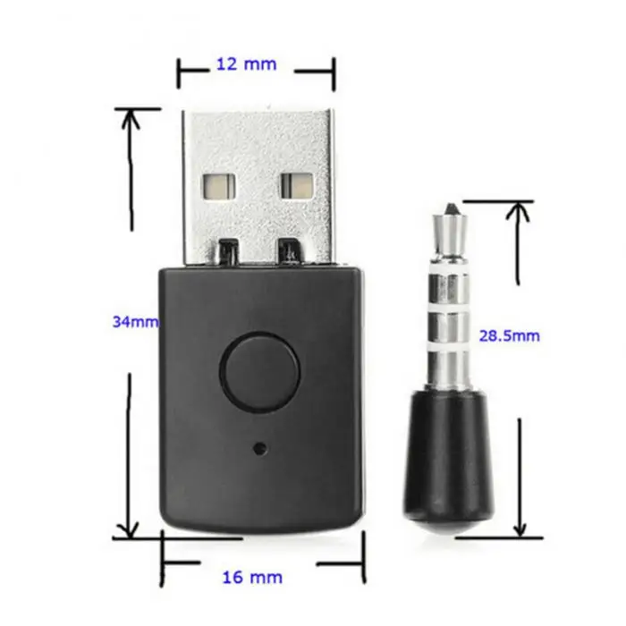 Беспроводной Мини Bluetooth адаптер USB Dongle Bluetooth гарнитура для PS4 QJY99