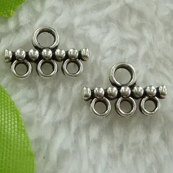 

600 pieces antique silver nice connectors 14x9mm #2810