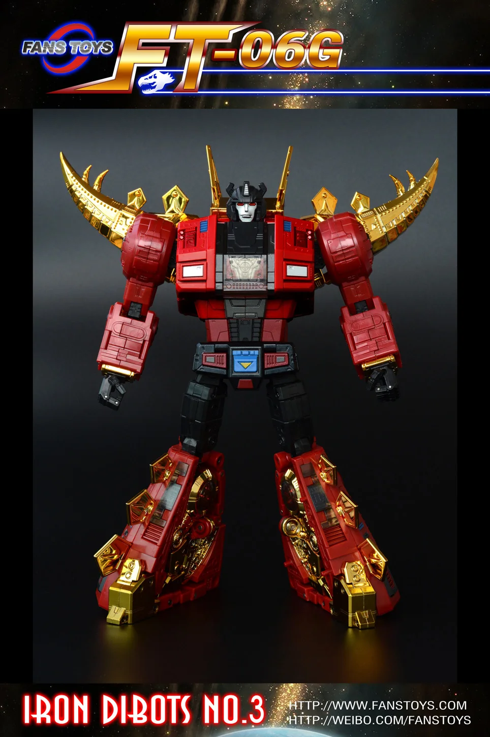 FansToys FT-06G Sever - Iron Dibots No.3 - Limited Edition 500 Pieces,Preorder!