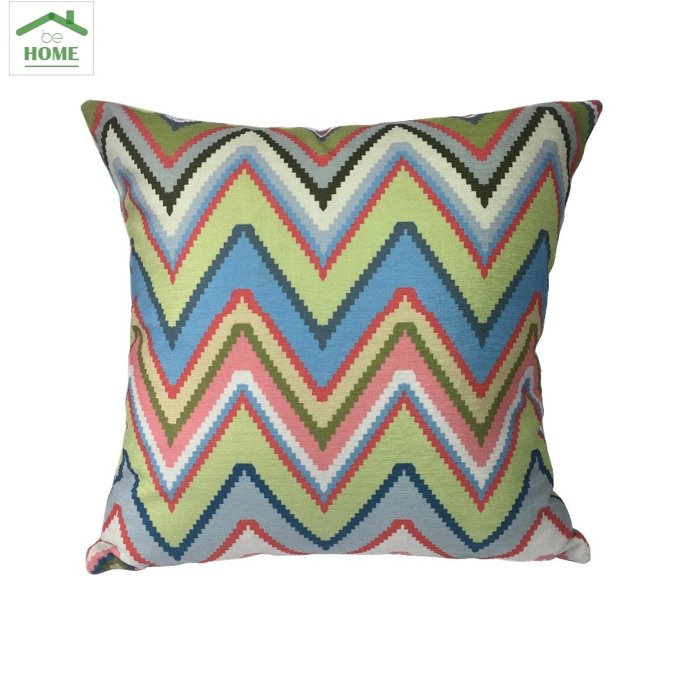 Contemporary Decorative Pillows Promotionshop For Promotional - Behome Contemporary Geometric Zigzag Digital Printed Chenille Cushioncover Decorative Pillow Case X Cm contemporary decorative pillows promotionshop for promotional - behome contemporary geometric zigzag digital printed chenille cushioncover decorative pillow case x cm