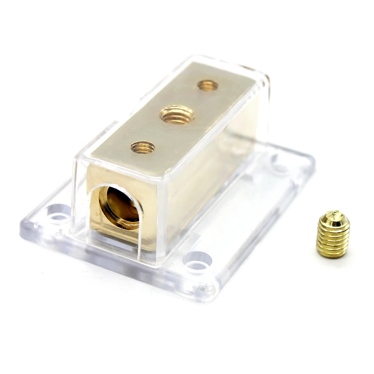 

2-Way Car Audio Solar Amp Power/Ground Cable Splitter Distribution Block