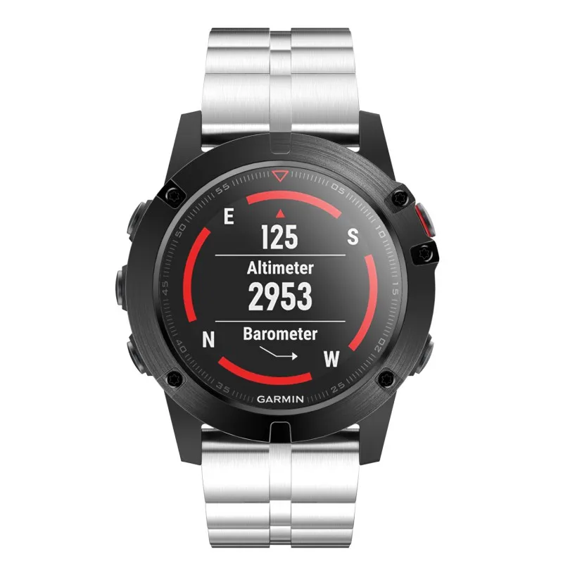 26 мм металлический сменный ремешок из нержавеющей стали для Garmin Fenix 5X Fenix 3 3HR Band Quick Release Fit ремешок для часов браслет