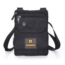Мотоцикл Для мужчин маленькая сумка через плечо сумки тонкий кошелек военный мужской нейлоновый пояс через плечо поясная сумка для верховой езды сумка-пояс на бедро