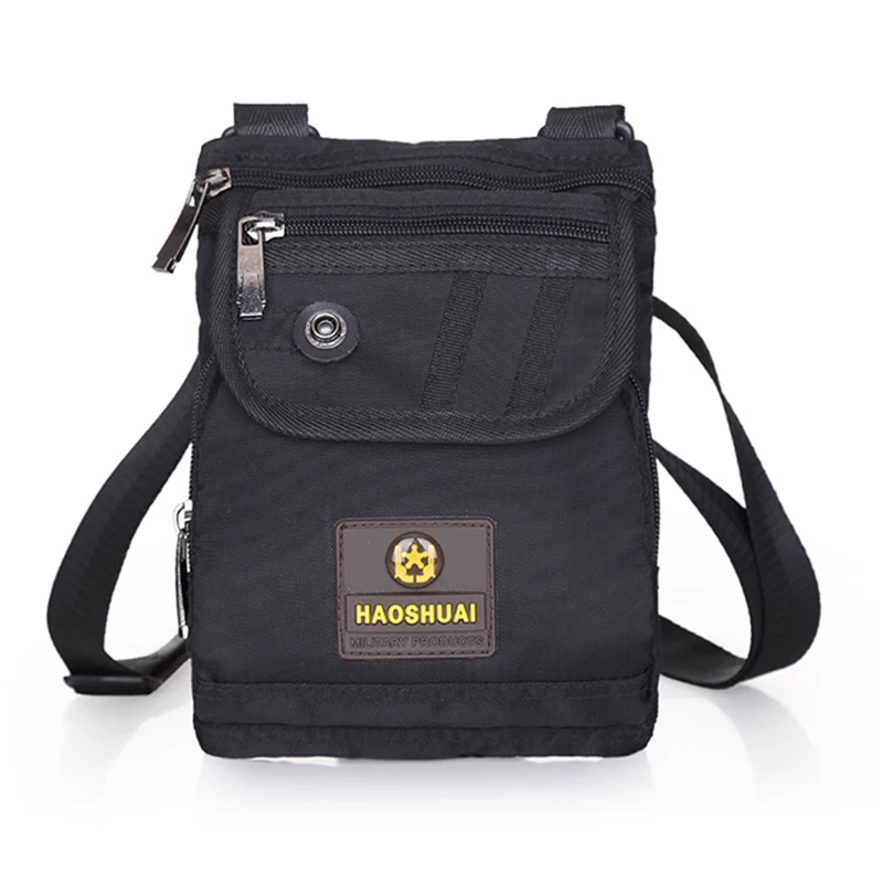 

Motorcycle Men Small Messenger Shoulder Bags Thin Purse Military Male Nylon Waist Crossbody Fanny Pack Riding Hip Bum Belt Bag