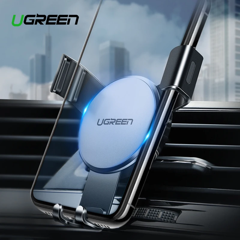 Ugreen автомобильный держатель телефона для iPhone X 8 7 тяжести Air Vent держатель для телефона в автомобиль мобильного телефона держатель для samsung S9 Ugreen автомобильный держатель телефона для iPhone X 8 7 тяжести Air Vent держатель для телефона в автомобиль мобильного телефона держатель для samsung S9
