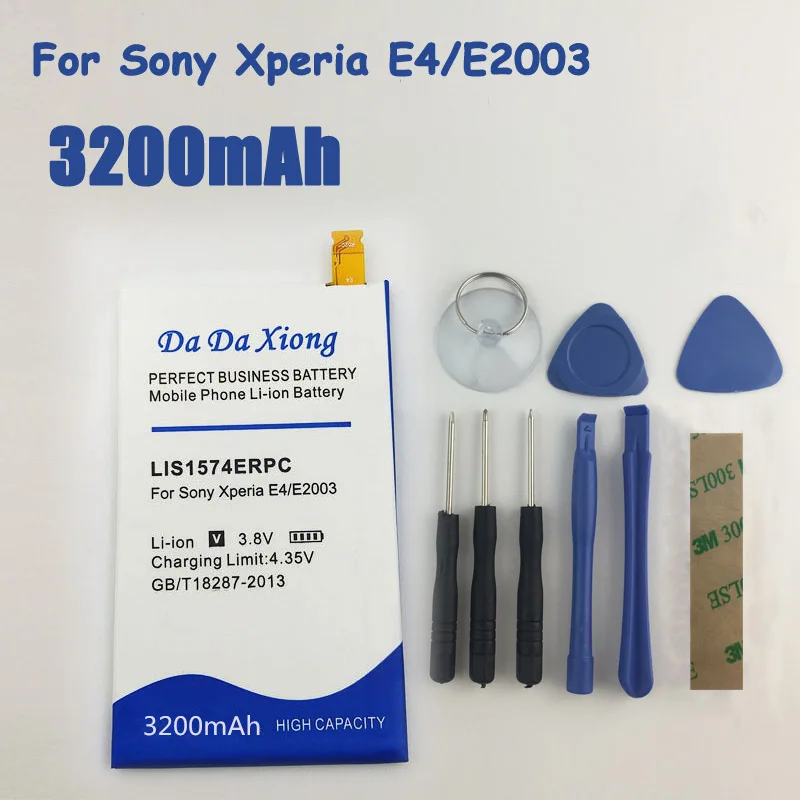 

3200mAh LIS1574ERPC Li-ion Phone Battery for Sony Xperia E4 E2003 E2033 E2105